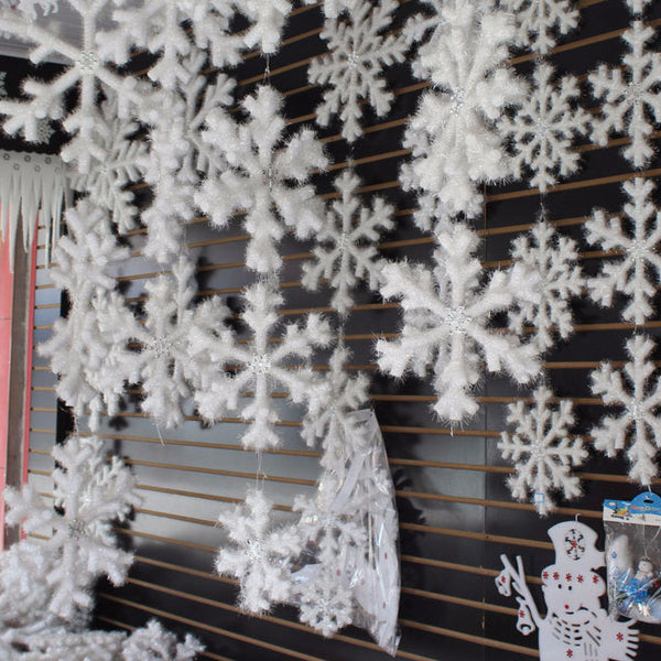 White Snowflake Christmas Ornaments