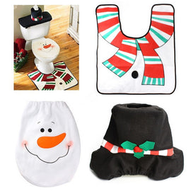 Santa Toilet Cover Bathroom Set