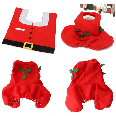 Santa Toilet Cover Bathroom Set