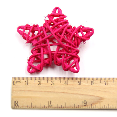 Star Shape Rattan Christmas Decorations