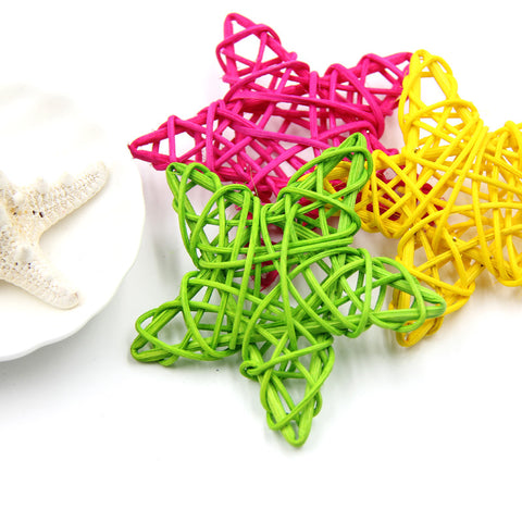 Star Shape Rattan Christmas Decorations