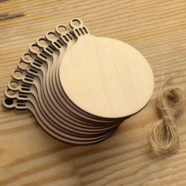 Wooden Christmas Balls