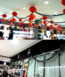 Hanging Garland Ribbon Tinsel