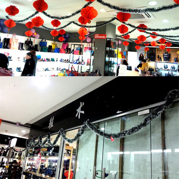 Hanging Garland Ribbon Tinsel