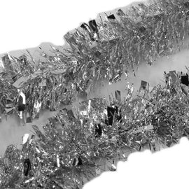Shiny Silver Christmas Tree Tinsel