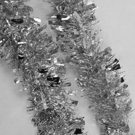 Shiny Silver Christmas Tree Tinsel