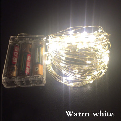 Battery Operated LED String Christmas Lights
