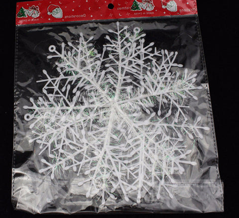 White Snowflake Christmas Ornaments