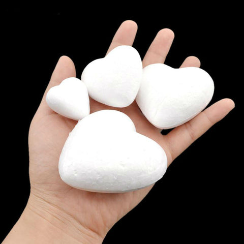 Heart Shape Styrofoam Christmas Decorations