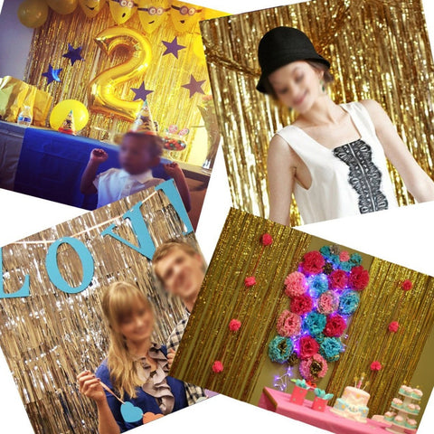 Foil Fringe Tinsel Curtain