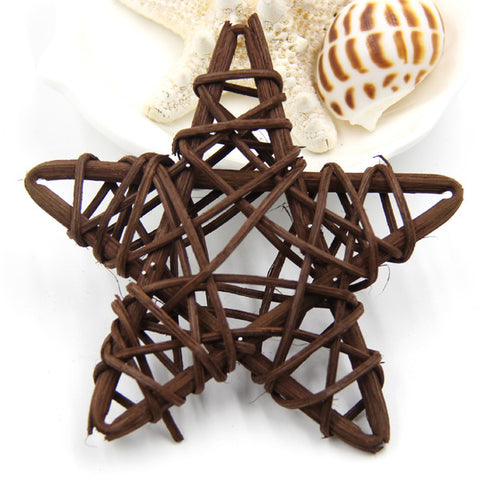 Star Shape Rattan Christmas Decorations