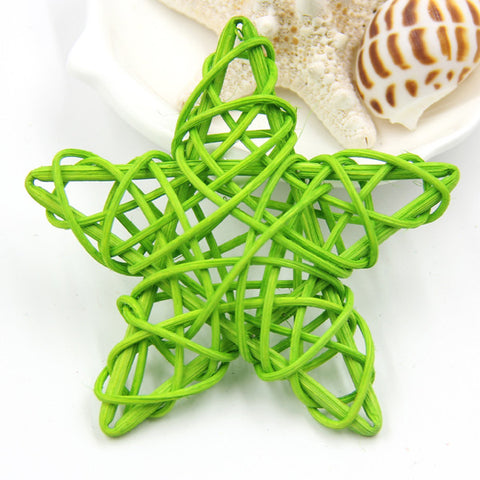 Star Shape Rattan Christmas Decorations