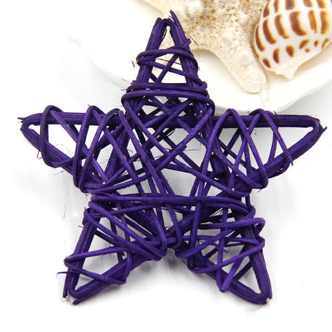 Star Shape Rattan Christmas Decorations