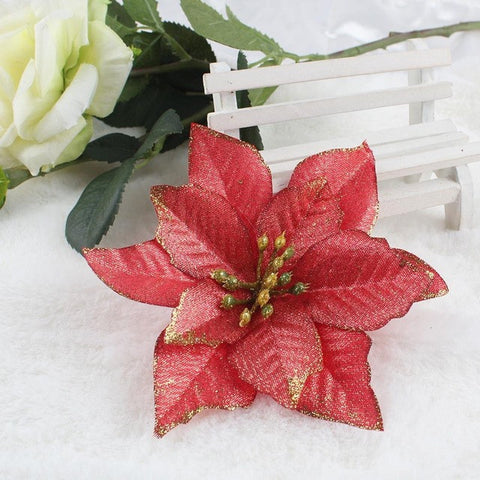 Artificial Poinsettia Flowers