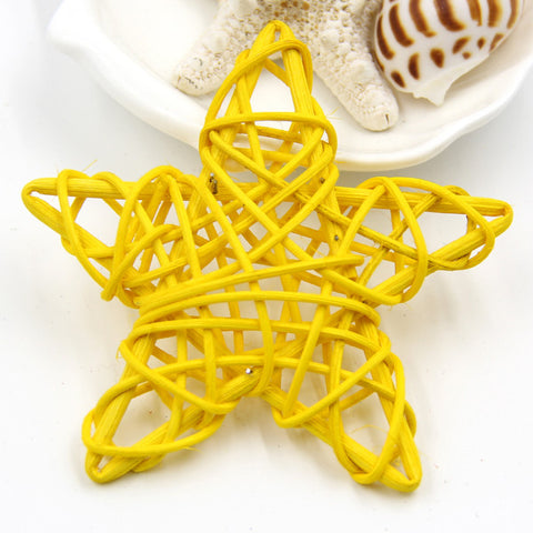 Star Shape Rattan Christmas Decorations